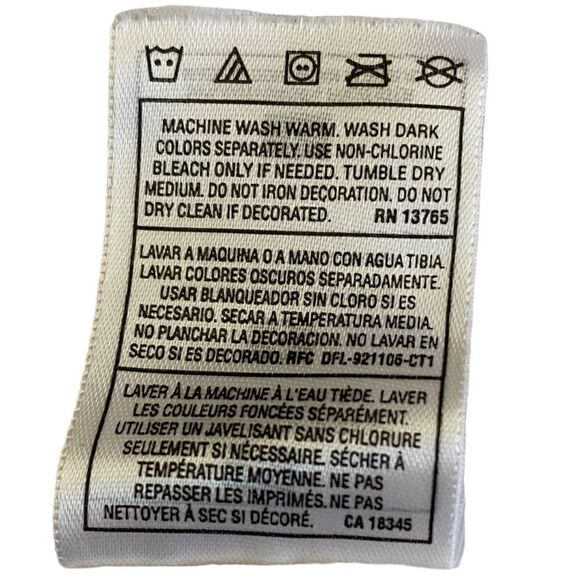 VTG Women's Fu Fu Varoom Motorcycle White Tee Shirt Size Large - Picture 6 of 6